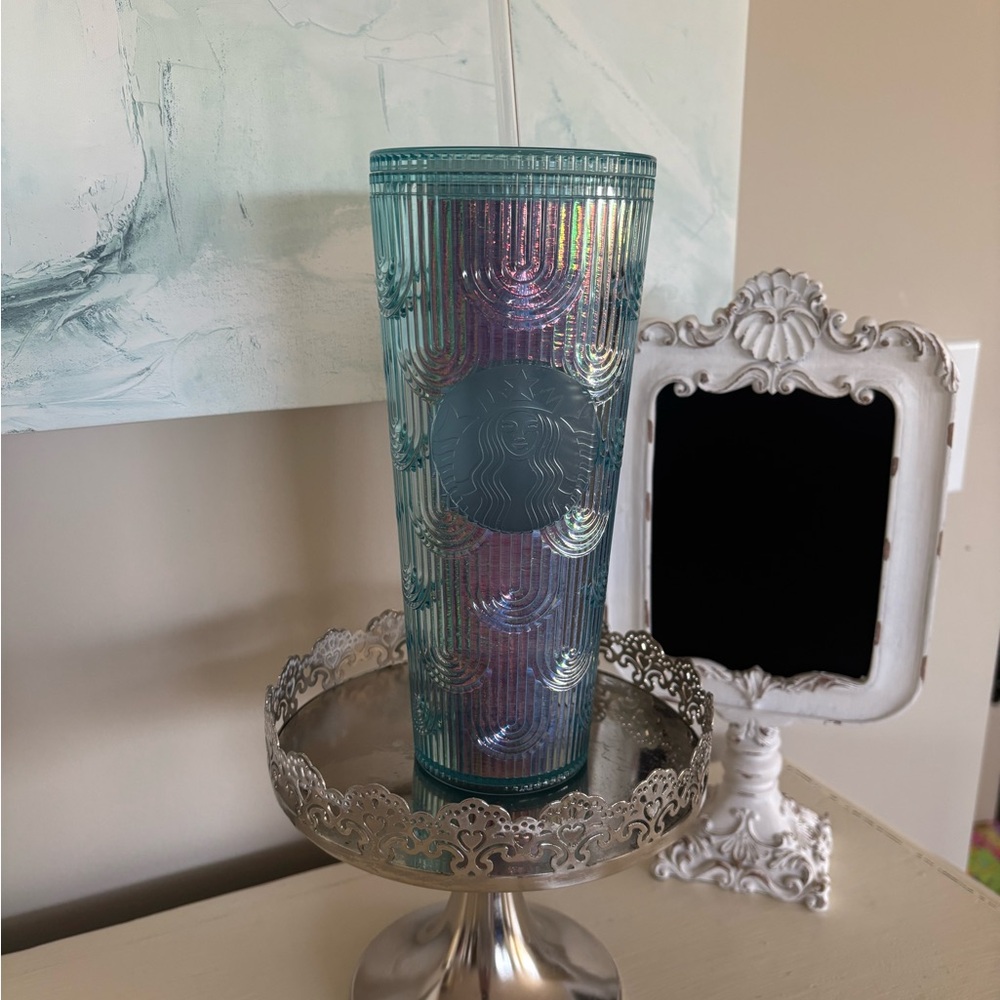 Starbucks Iridescent Blue Tumbler